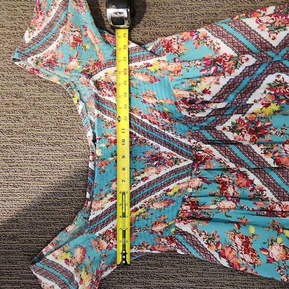 Torrid Smocked Challis Maxi Dress Size 3 - Picture 7 of 16